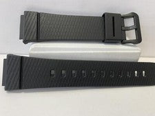 Correa de reloj Casio original para modelo HDC-700. Correa de resina negra.Banda