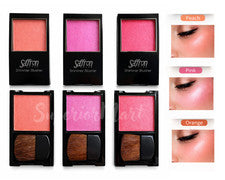 Paleta de colorete brillante con cepillo 5,8 g de Saffron London