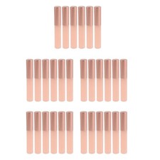 Cepillo de labios para lápiz labial de 30 piezas: aplicador de maquillaje de labios de silicona de 3,07"" belleza