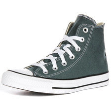 All Star Converse Hi Top Textil Unisex Talla 5UK Lona Verde Naturaleza A10536C