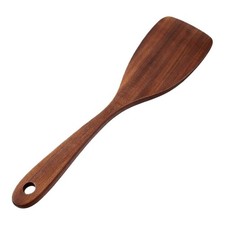 Espátula de madera de teca para preparación de ensaladas teca tailandesa natural construcción resistente