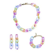 Conjunto de Pendientes y Collar Mujer Niñas Joyería Niños Joyería para Pulsera