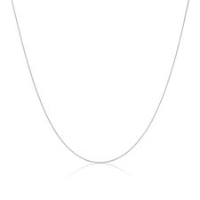 Collar de cadena de cola de zorro de plata de ley fina 14 16 18 20 22 24 cadenas de 28" pulgadas