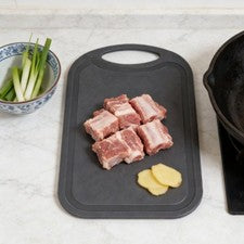 6 Piezas Tablas de Cortar Compactas 25 x 16 cm con Ranura de Jugo para Cocinas Pequeñas
