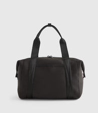 NUEVO CON ETIQUETAS BOLSO DE VIAJE DE NEOPRENO TODO EL DÍA QUINCE BOLSO DE VIAJE NEGRO $102