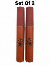 Tinte labial terciopelo 3CE #TAUPE 4 g mancha labial mate larga duración K-Beauty PACK DE 2