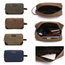 Bolsa de artículos de tocador para hombre Kit de viaje Bolsa de afeitar Bolsa de baño resistente al agua