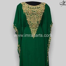 Vestido de Boda Árabe D36 Marroquí Kaftán Elegante Farasha Étnico Abaya