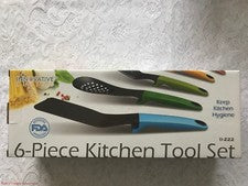 INNOVATIVE LIVING Juego de herramientas de cocina de seis piezas apto para lavavajillas sin BPA NUEVO EN CAJA