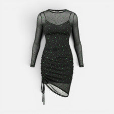 Vestido mujer KHUJO modelo: Kaede negro S
