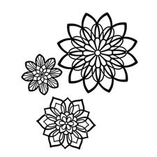 Arte de pared de flor de loto de metal para decoración de sala de estar dormitorio aspecto elegante