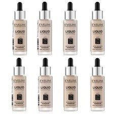 Base de maquillaje Eveline Liquid Control HD gotas matificantes 32 ml