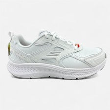 Zapatilla deportiva ancha Skechers Go Run Consistent 2.0 Sumpter Trail blanca para mujer