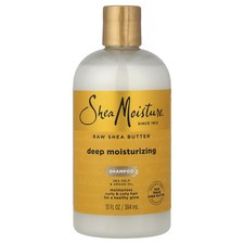 Manteca de karité cruda, champú hidratante profunda, cabello rizado y grueso, 13 fl oz (384