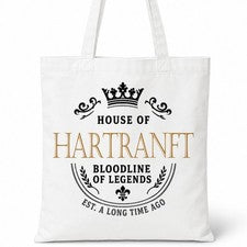 Bolso de Mano HARTRANFT Casa del Apellido Algodón Idea de Regalo