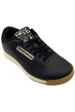 Zapatilla deportiva para mujer Reebok Classics con cordones princesa negra/tiza