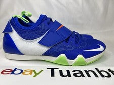 TOTALMENTE NUEVO Nike Pole Vault Elite Hombres Atletismo Corredor Azul/Naranja AA1204-400