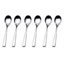 6 piezas cubiertos acero inoxidable utensilios de cocina cuchara de café cuchara de sopa