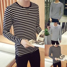 Camisetas Hombre Rayas Moda Diaria Diario Apto para Viajes de Ocio