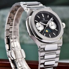 Reloj Automático de Lujo 32MM PAGANI DESIGN Zafiro 100M Impermeable Inoxidable NUEVO