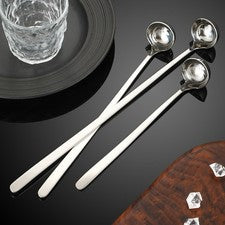 Juego de cucharas medidoras de aceite de acero inoxidable 304 grados extendidas 35,3 cm 29,3 cm 23,5 cm