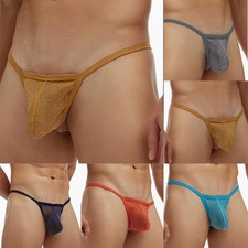 Ropa interior de moda para cadena en V con bolsa transparente para hombre declaración