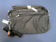 Bolso Bandolera Kipling Mujer Negro Tonal Damian Up Nuevo con Etiquetas