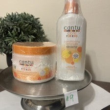 Acondicionador y acondicionador sin enjuague Cantu Care For Kids, desenredante