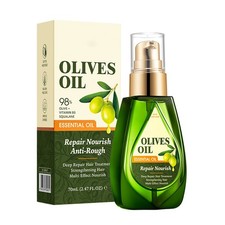 Aceite esencial nutritivo para el cuidado del cabello para mujeres mejora extremos divididos aceite de oliva