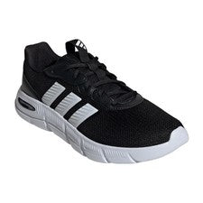 Adidas Para Hombre Cloudfoam Flex Zapatilla Espuma con Memoria Negra Azul Marino Nuevas Tallas 8.5-13