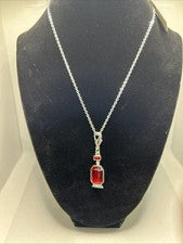 Botella de perfume de cristal rojo mercado negro de la Casa Blanca diseño 14 pulgadas ajustable