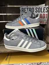 Adidas Originales ® x SNS Exclusivo Campus Años 80 Gris Gamuza Reino Unido Talla 9 2019