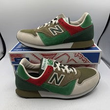 New Balance Trail Buster Zapatos Para Hombres Talla 10 D Verde/Rojo Estilo de Vida Tenis TBTLG