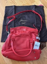 Cartera de cuero mediana para mujer Kate Spade New York Cobble Hill - Darkgernm 620