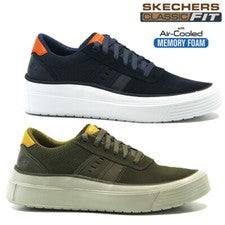 ZAPATOS PARA CAMINAR DE ESPUMA VISCOELÁSTICA DE CALCE CLÁSICO PARA HOMBRE TALLA SKECHERS TRAINERS