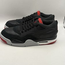 Nuevas Zapatillas Air Jordan 4 RM Bred FQ7939-061 Para Hombre Talla 10.5 Negras/Rojas Universitarias