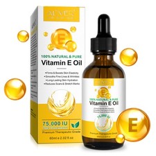 Aceite facial aceite para la piel vitamina E aceite estiramiento de la piel reducción de cicatrices 75.000 UI