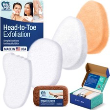 Caja de belleza exfoliación de pies a cabeza HartFelt | Spa facial y corporal suave melocotón