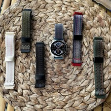 Correa de reloj deportiva tejida de nailon de alta calidad hebilla magnética 18 mm 20 mm 22 mm