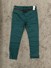 Pantalones verdes Forever21 para hombre con cinturón talla 34