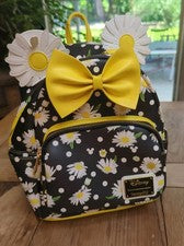 Mini Mochila Loungefly + Disney Minnie Mouse Orejas y Margaritas NUEVA CON ETIQUETAS