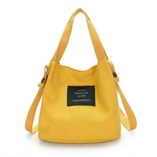 Moda Para mujeres Bolso de Mano de Lona Bolso de Hombro Cartera Lindo Viaje Cubo3643