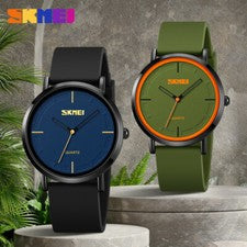 Reloj Pulsera Hombre Impermeable SKMEI 2050 Informal Cuero Reloj Deportivo Cuarzo 30m