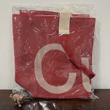 Bolso de Mano Curves Tejido Perforado Rojo Escarlata Sean Marrón NUEVO SE ENVÍA HOY