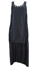 VESTIDO DE TIRANTES VESTIDO DE VERANO DELANTERO CORTO NEGRO BCBGENERATION talla S NUEVO