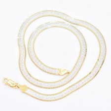 Collar de espiga reversible de 5,5 mm de plata de ley 925 sólida real Italia