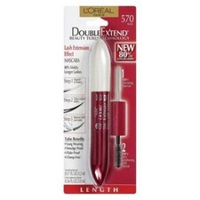 Rímel Loreal Doble Extensión Belleza Tubos Tecnología 0.17oz #570 Negro
