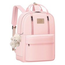 Rosa Linda Estética Mochila Escolar Cartera Estilo Corea Bolso para Libros Mujeres Niñas