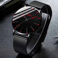 Reloj Hombre Impermeable Acero Inoxidable Cuarzo Luminoso Clásico Relojes Negocios