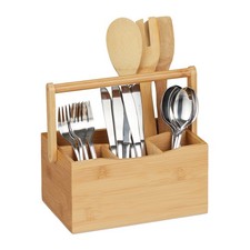 Soporte cubiertos organizador cocina 4 espacios ligero Soporte utensilios